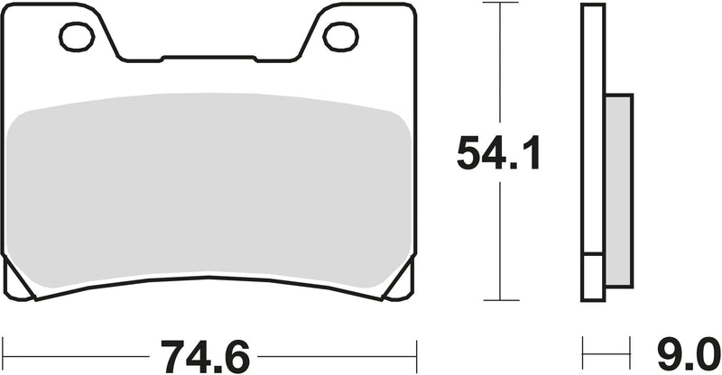 Trw remblokken mcb 622 brake pads organ. mcb 622