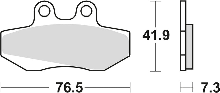 Trw remblokken mcb 629 brake pads organ. mcb 629