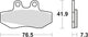 Trw remblokken mcb 629 brake pads organ. mcb 629
