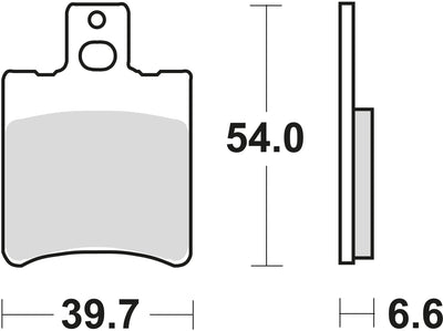 Trw remblokken mcb 644 brake pads organ. mcb 644 ec