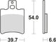 Trw remblokken mcb 644 brake pads organ. mcb 644 ec