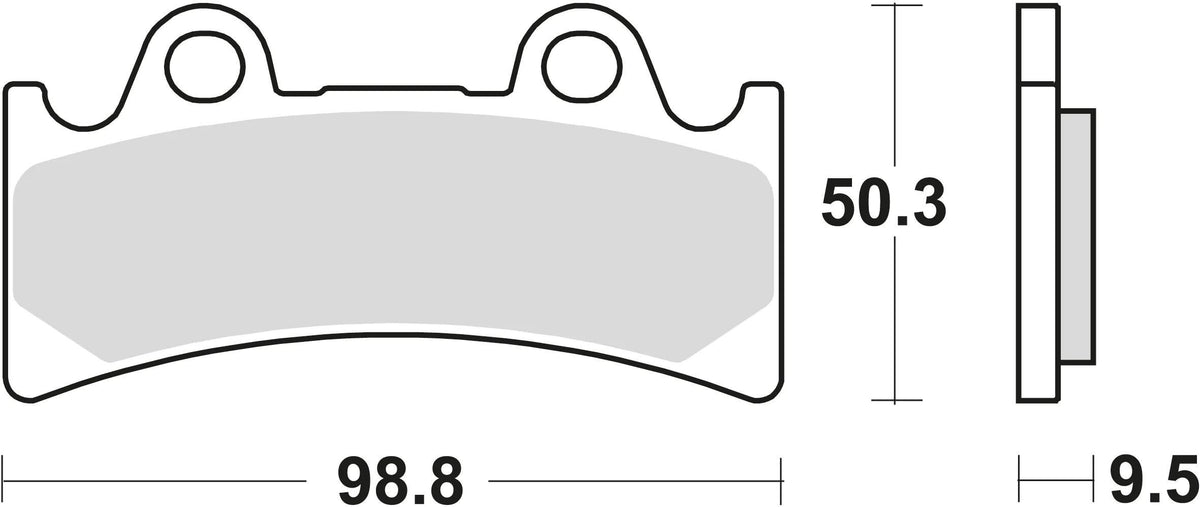 Trw remblokken mcb 656 brake pads sinter mcb 656 sv