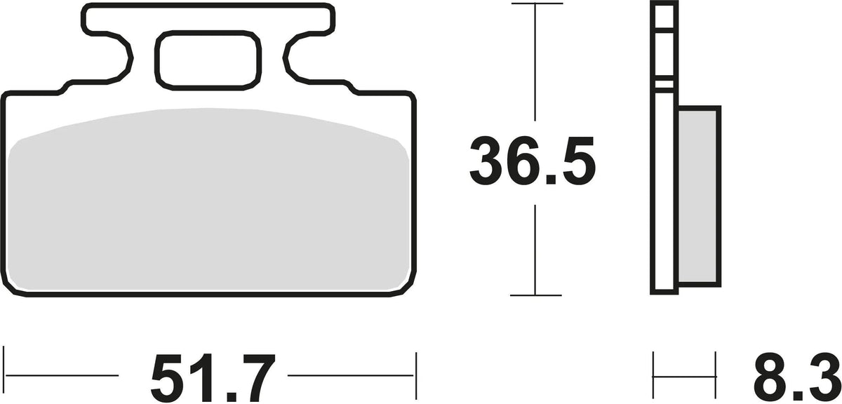 Trw remblokken mcb 589 brake pads organ. mcb 589