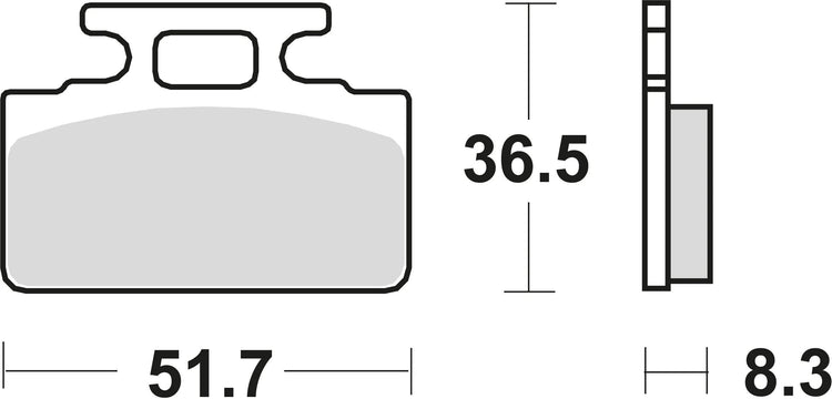 Trw remblokken mcb 589 brake pads organ. mcb 589