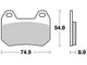 Trw remblokken mcb 713 brake pads organ. mcb 713