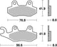 Trw remblokken mcb 582 brake pads organ. mcb 582