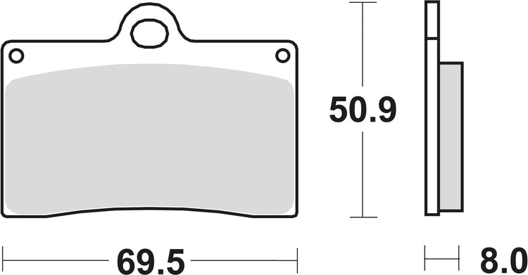 Trw remblokken mcb 540 brake pads carbon mcb 540 crq