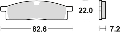 Trw remblokken mcb 558 brake pads sinter mcb 558 si