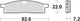 Trw remblokken mcb 558 brake pads sinter mcb 558 si