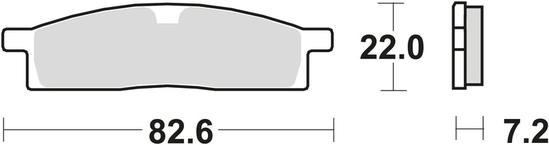Trw remblokken mcb 558 brake pads sinter mcb 558 si