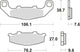 Trw remblokken mcb 586 brake pads sinter mcb 586 sv