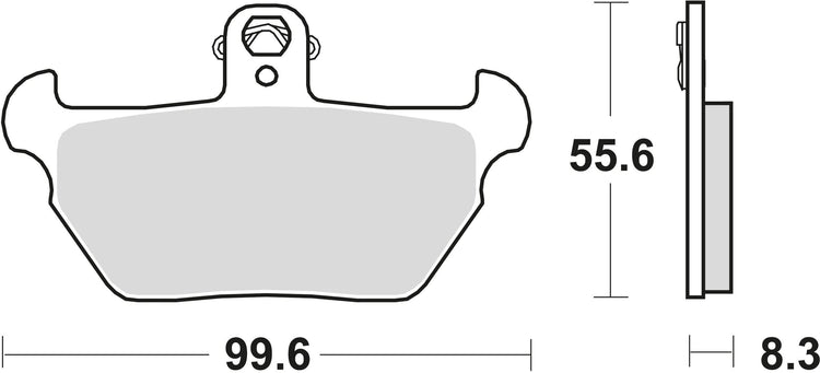 Trw remblokken mcb 621 brake pads sinter mcb 621 sv
