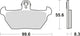 Trw remblokken mcb 621 brake pads sinter mcb 621 sv