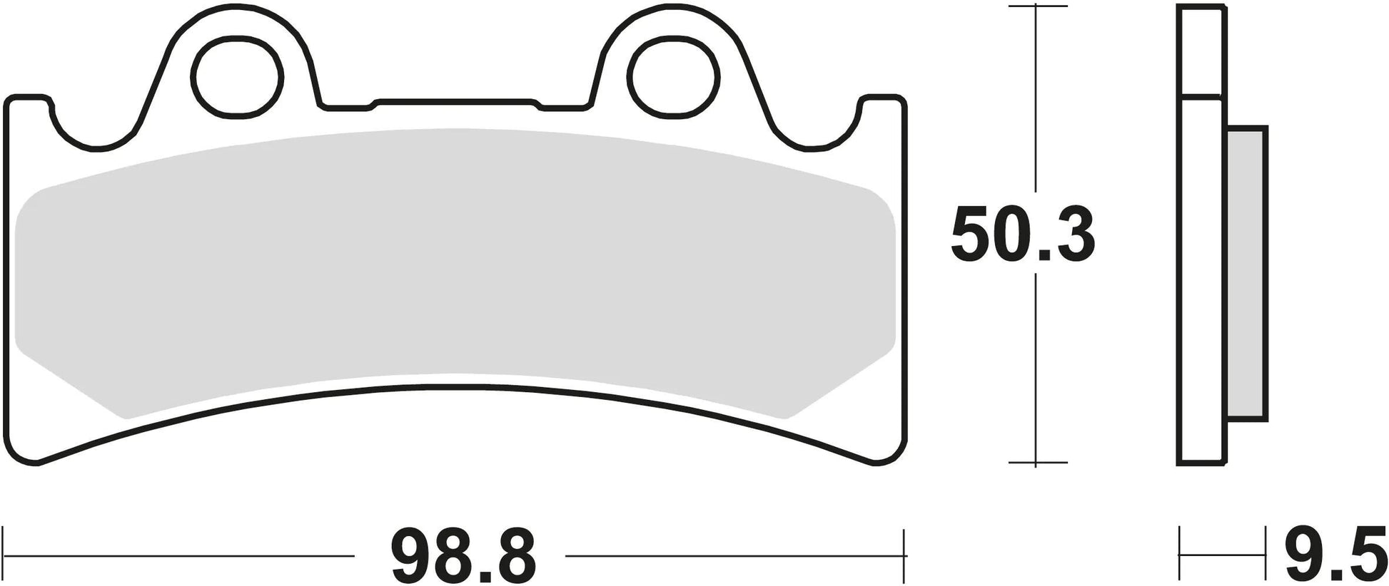 Trw remblokken mcb 656 brake pads organ. mcb 656