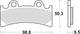 Trw remblokken mcb 656 brake pads organ. mcb 656