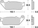 Trw remblokken mcb 677 brake pads sinter mcb 677 sv