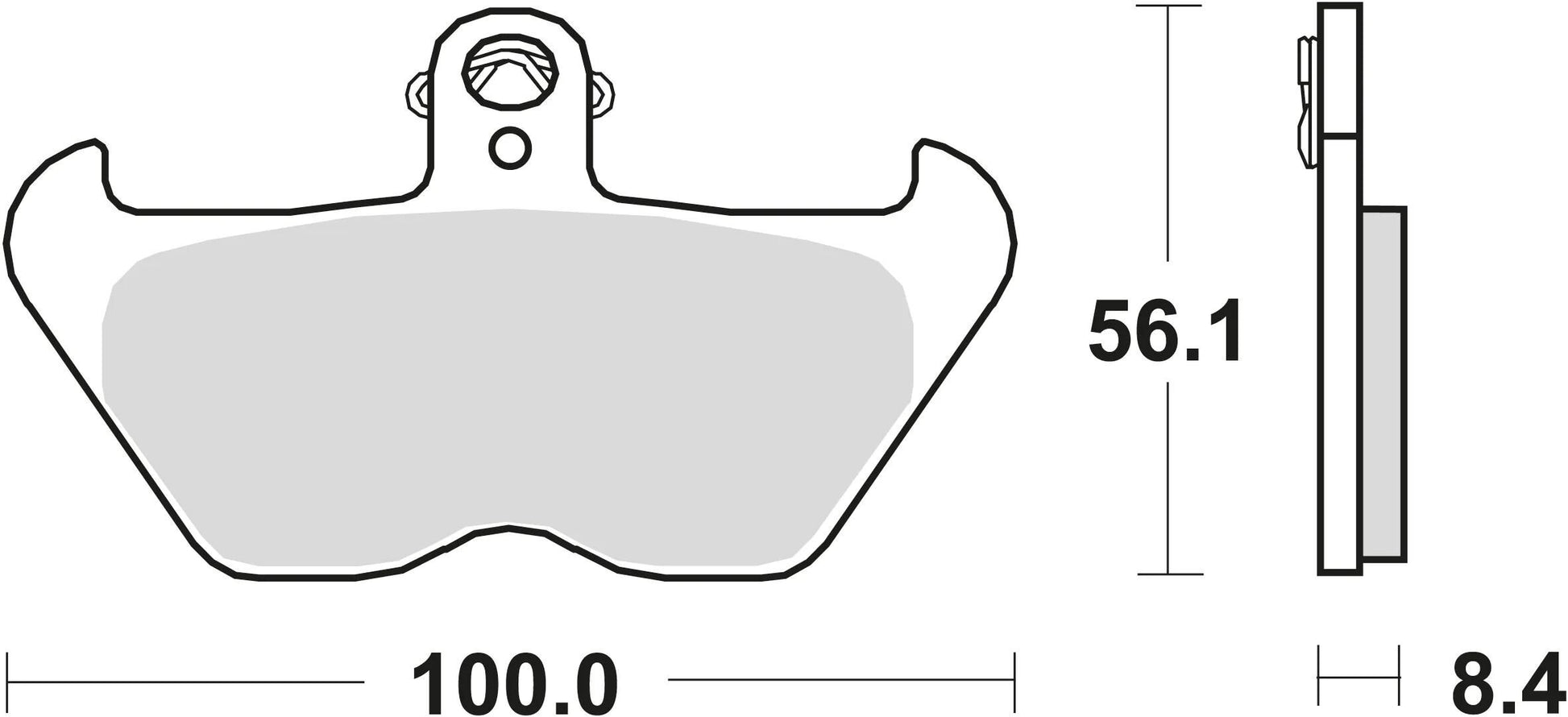 Trw remblokken mcb 680 brake pads sinter mcb 680 sv
