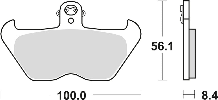 Trw remblokken mcb 680 brake pads sinter mcb 680 sv