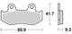 Trw remblokken mcb 685 brake pads organ. mcb 685