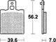 Trw remblokken mcb 75 brake pads sinter mcb 75 si