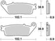 Trw remblokken mcb 764 brake pads sinter mcb 764 sh