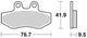 Trw remblokken mcb 774 brake pads organ. mcb 774