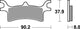 Trw remblokken mcb 798 brake pads sinter mcb 798 si