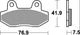 Trw remblokken mcb 822 brake pads sinter mcb 822 sv