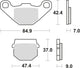 Trw remblokken mcb 519 brake pads organ. mcb519ec