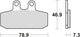 Trw remblokken mcb 557 brake pads sinter mcb557srm