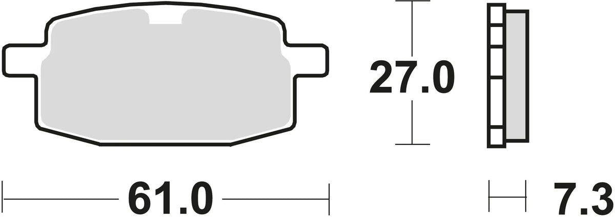 Trw remblokken mcb 590 brake pads organ. mcb590ec