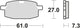 Trw remblokken mcb 590 brake pads organ. mcb590ec