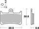 Trw remblokken mcb 611 brake pads sinter mcb611srm