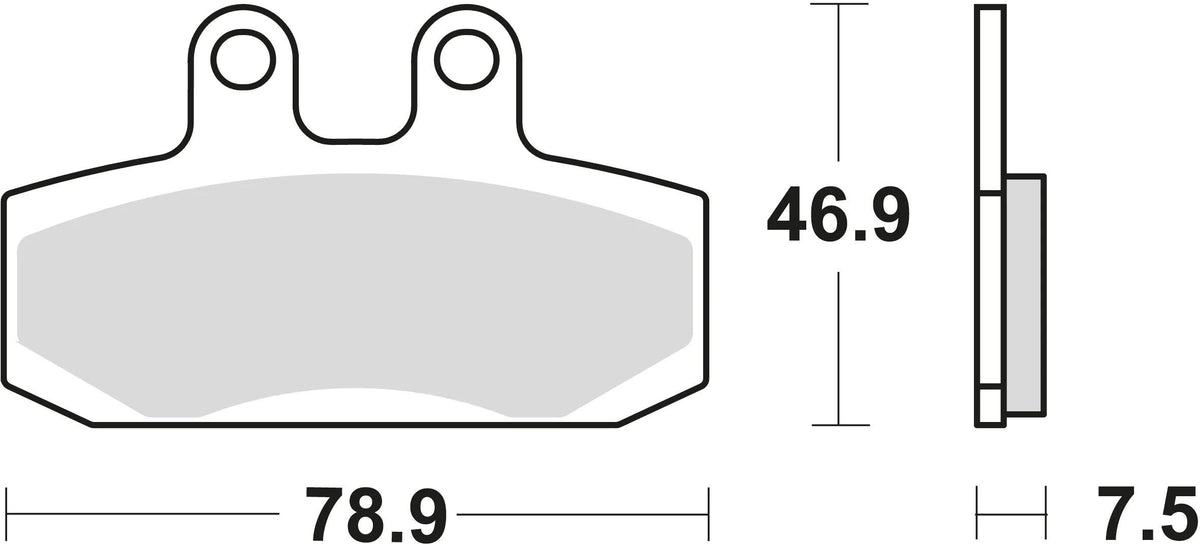 Trw remblokken mcb 673 brake pads organ. mcb673ec