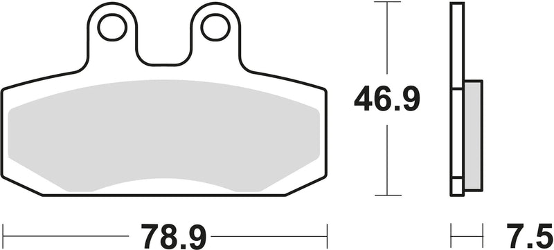 Trw remblokken mcb 673 brake pads organ. mcb673ec
