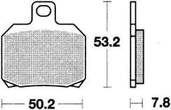 Trw remblokken mcb 700 brake pads sinter mcb700sh