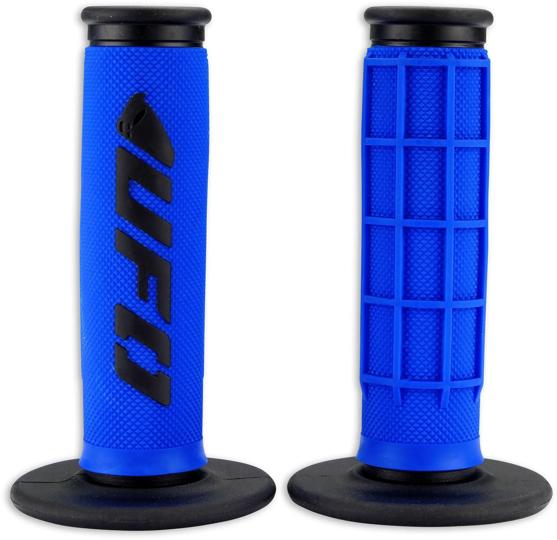 Ufo plast griffgummi challenger rubber grip pair ufo black blue