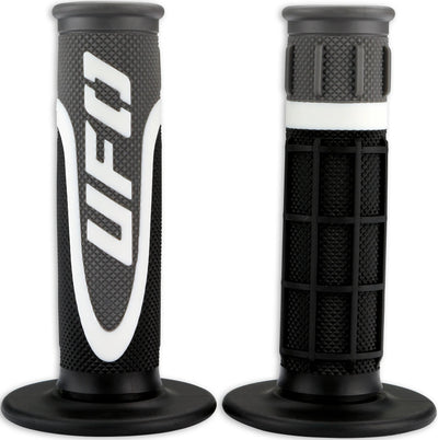Ufo plast griffgummi axiom rubber grip pair ufo black white grey