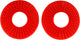 Ufo plast griffgummi donuts rubber grip donuts red