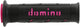 Domino griffgummi a250 rubber grip a250 black pink 120 125mm open