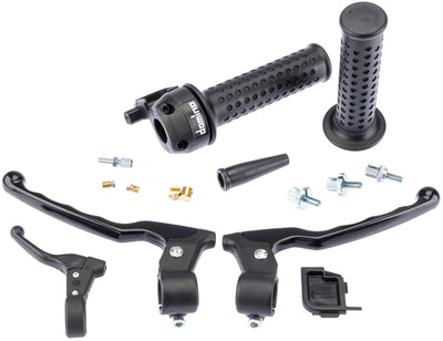 Domino gasgriffarmatur classic handle set classic gas, choke, brake grips