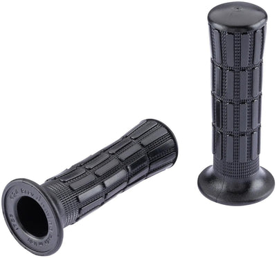 Domino rubber handvat yamaha style rubber grip 1496 bw 112mm closed