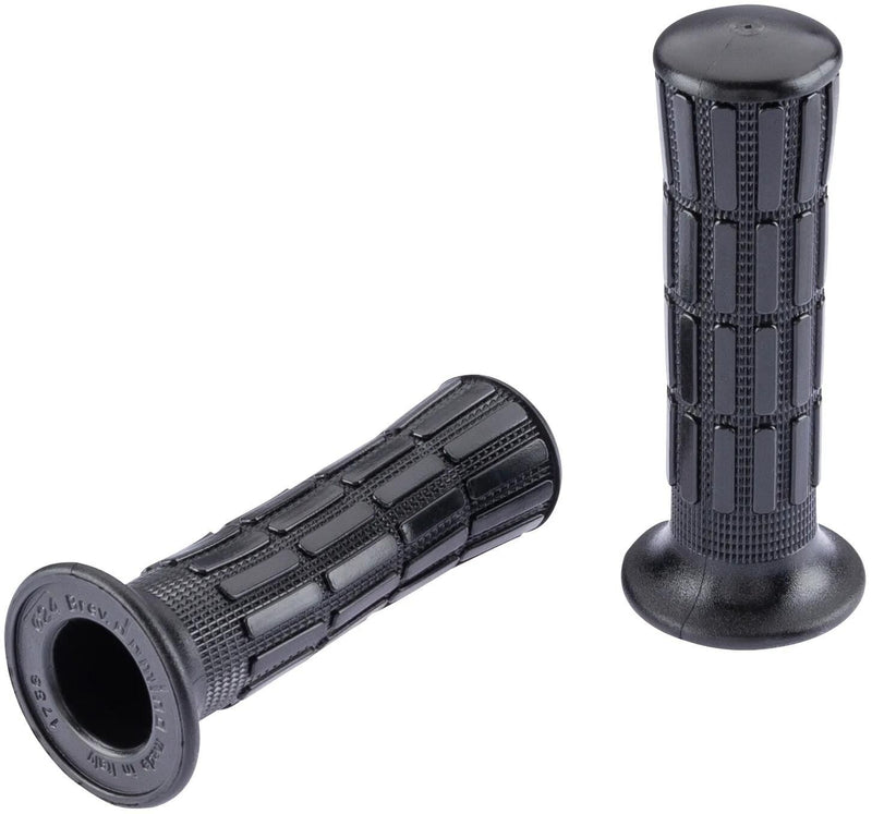 Domino rubber handvat yamaha style rubber grip 1496 bw 112mm closed