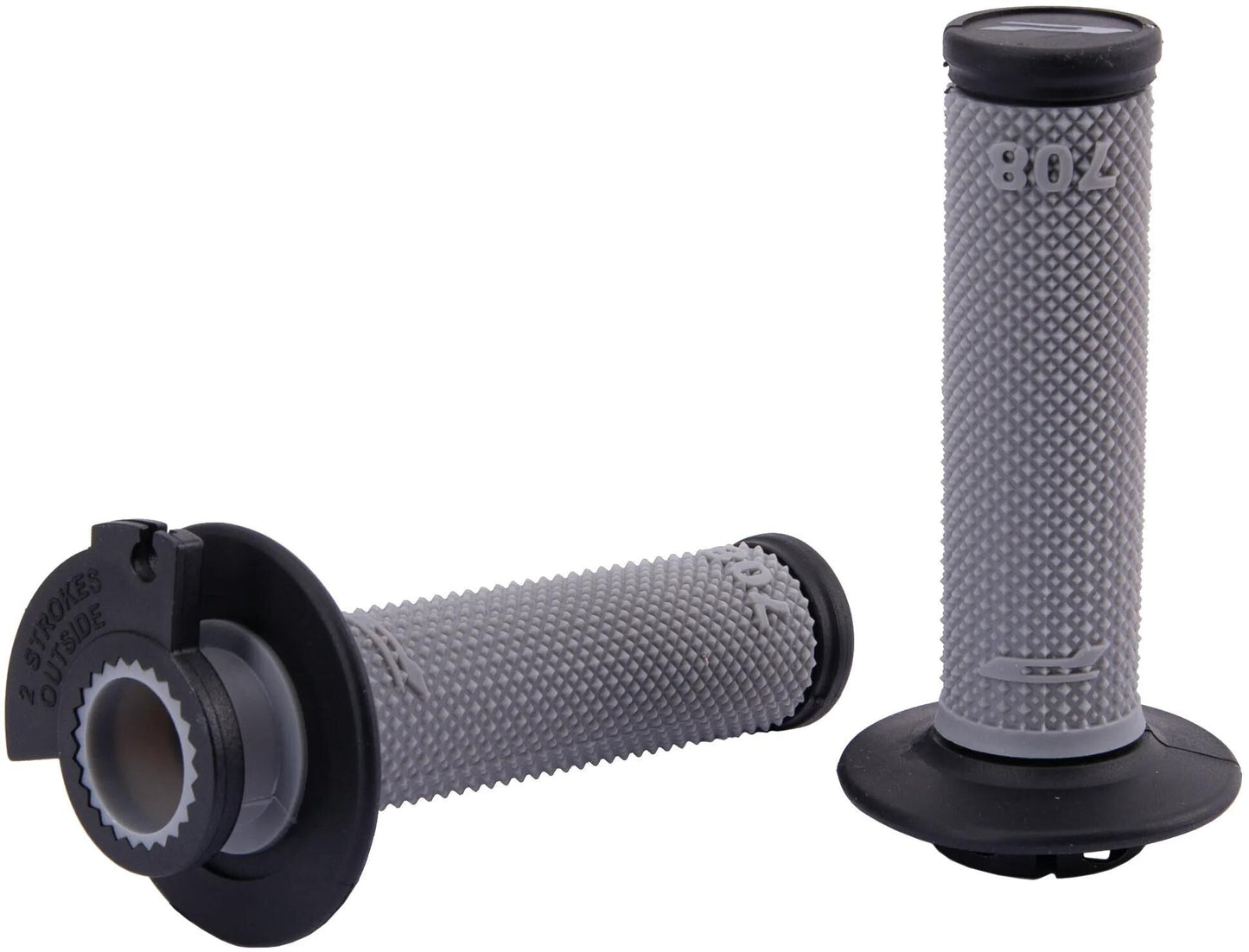 Progrip rubber handvat 708 scs throttle grip scs bw gr 115mm closed