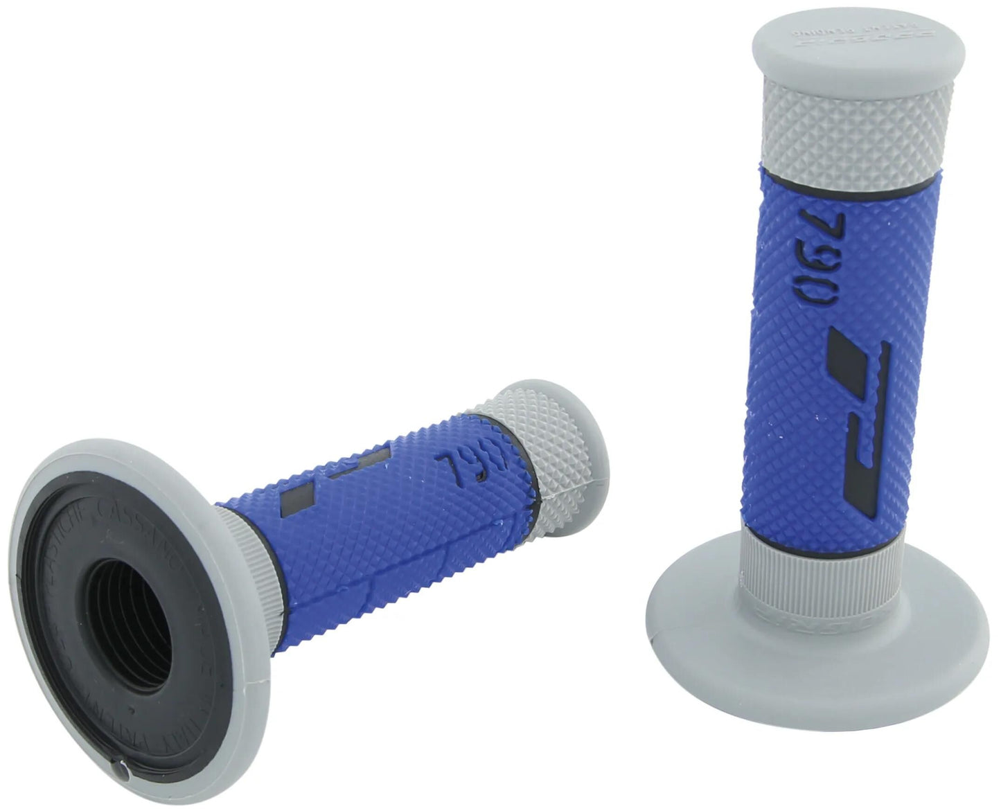 Progrip rubber handvat 790 rubber grip 790 sw gr bl 115mm closed