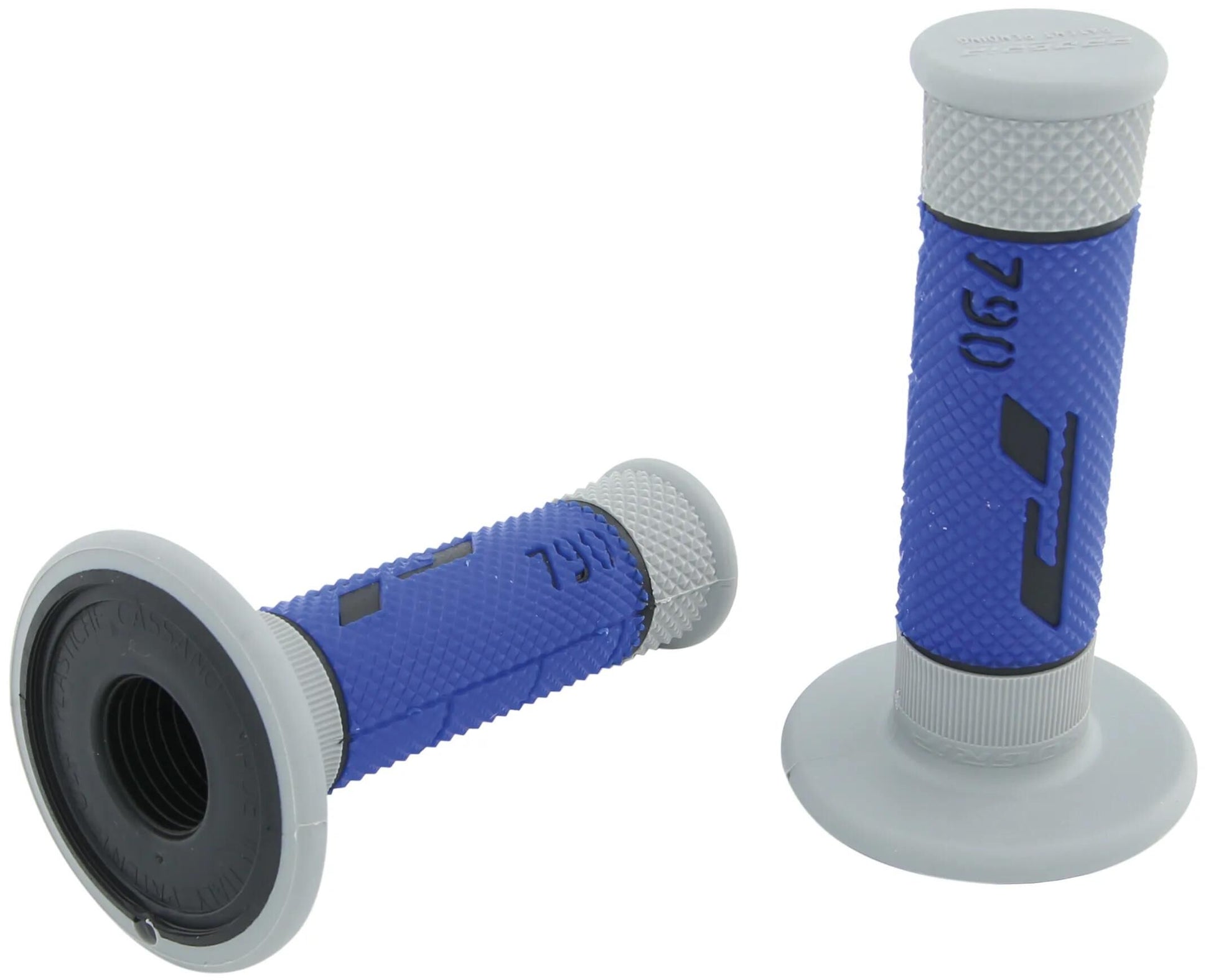 Progrip rubber handvat 790 rubber grip 790 sw gr bl 115mm closed