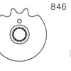 Esjot aandrijfrondsel 0846 sprocket 415 14z standard