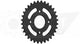 Esjot achtertandwiel 0268 chain wheel 415 36z steel black