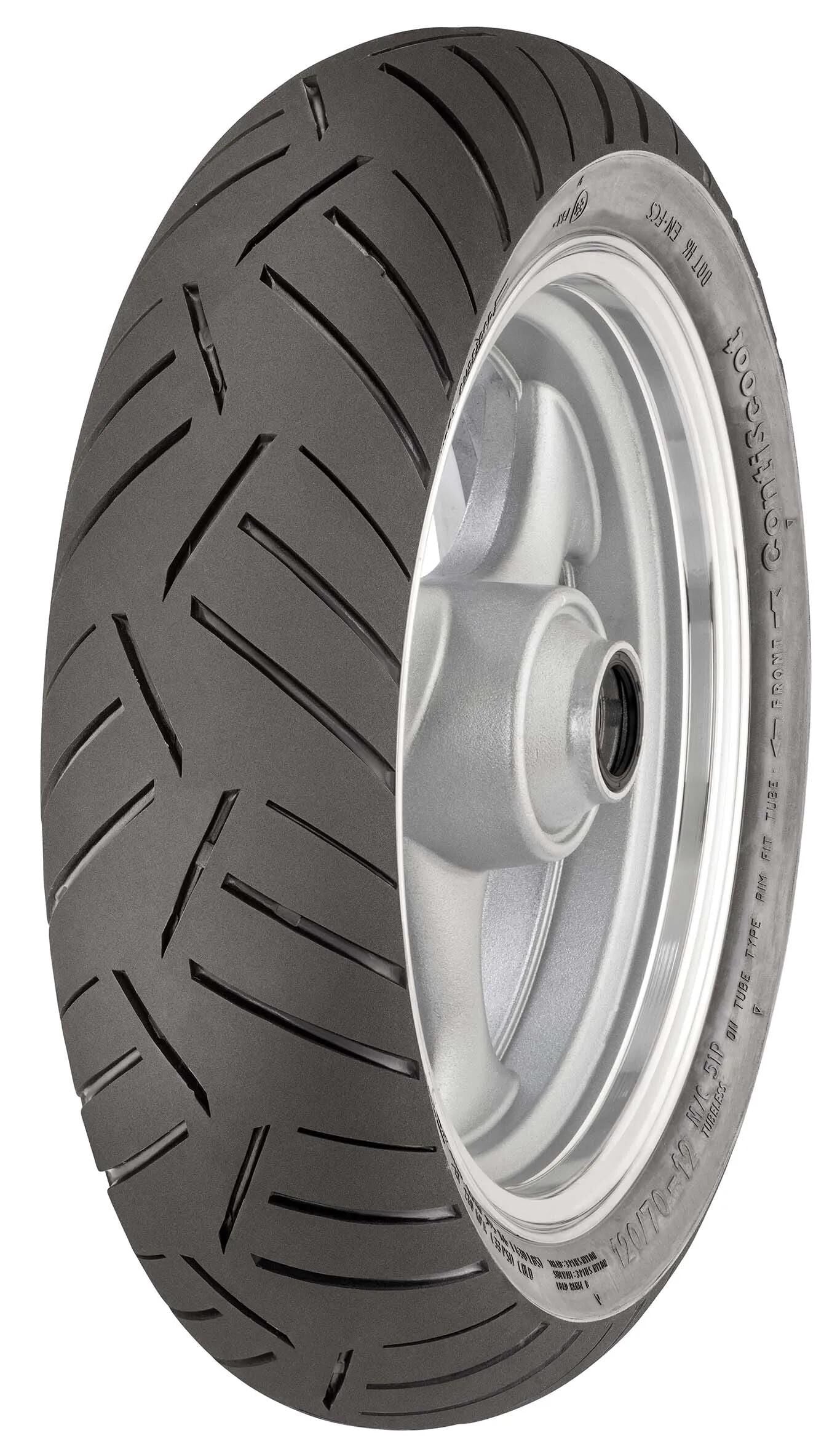 Continental buitenband contiscoot tyre conti contiscot 110 70-16 52s tl fr.