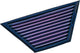 Dna vervangbaar luchtfilter replac. air filter black